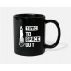 Time To Space Out Black Mugs